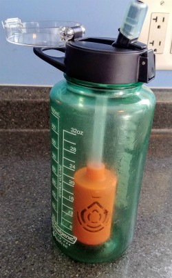 orange outdoor filter for Nalgene