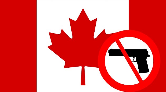 canadian gun flag