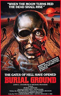 Burial Ground: The Nights of Terror (AKA Nights of Terror, Zombi Horror, The Zombie Dead and Zombie 3) (1985)