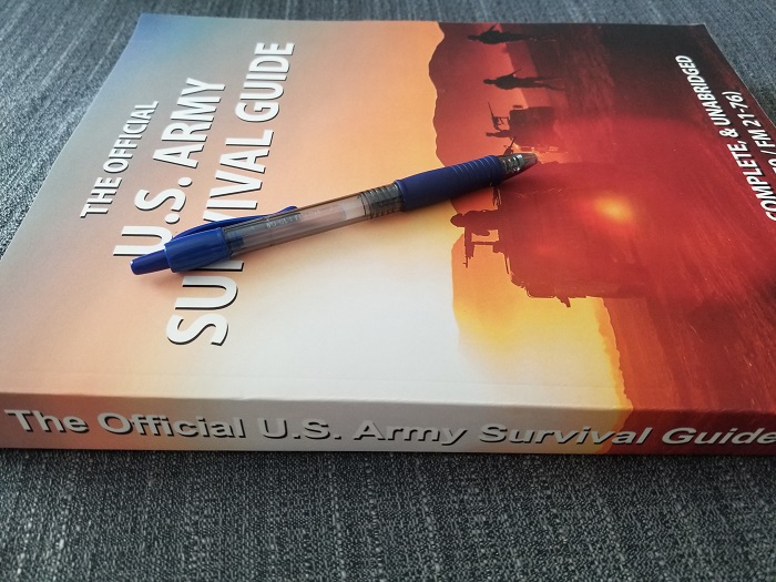 army survival guide page count