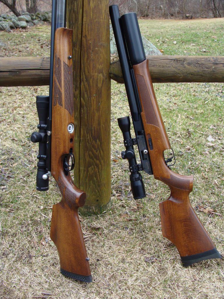 two PCP air rifles
