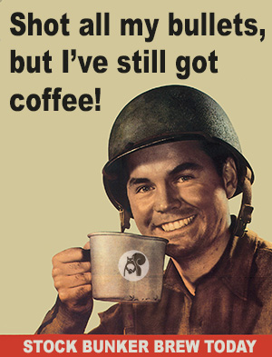 soldier post-apocalyptic coffee