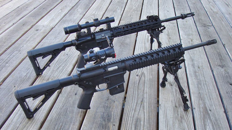 AR-15s .300 and .22lr