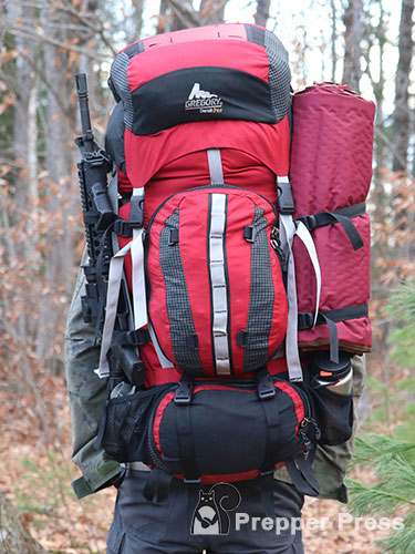 large bug out bag front PP