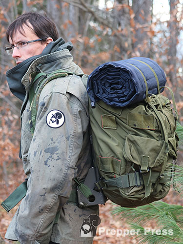 No Bedroll New East German Infantry Rucksack Bug Out Bag Hiking Camping School 