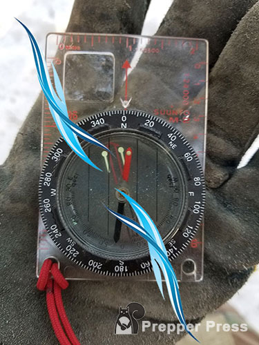 wind direction on compass