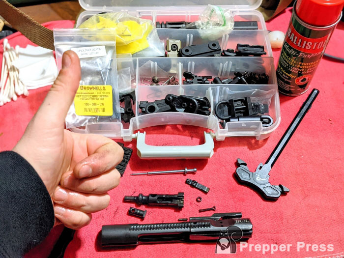 AR-15 spare parts for maintenance