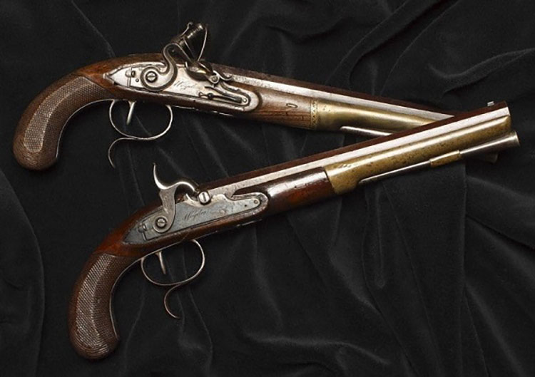 Alexander Hamilton expensive pistols