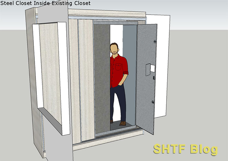 steel cage panic room diagram