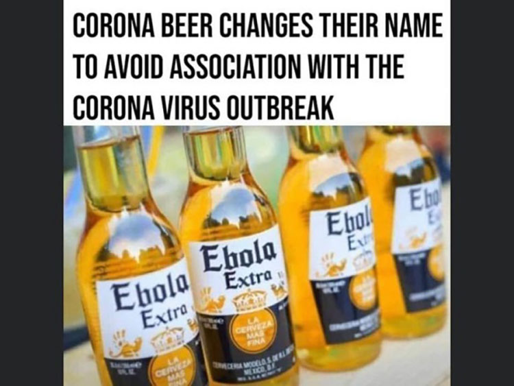 corona ebola beer