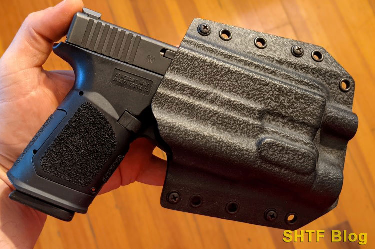 GST-9 Glock in a holster