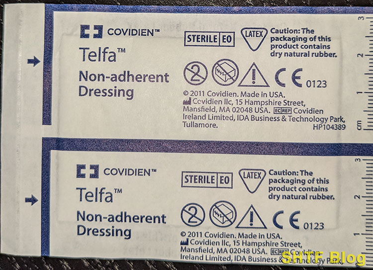 covidien telfa non adherent dressing