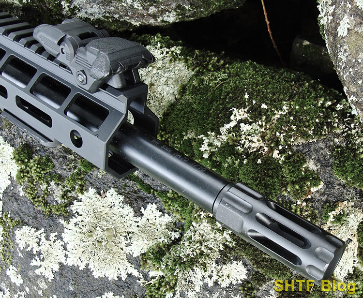 9mm ar-15 with muzzle brake