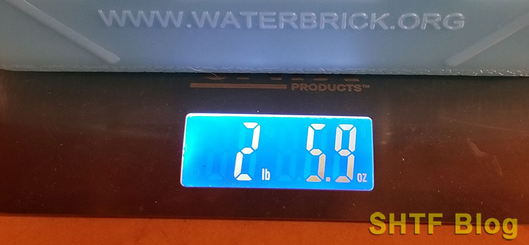 waterbrick weight