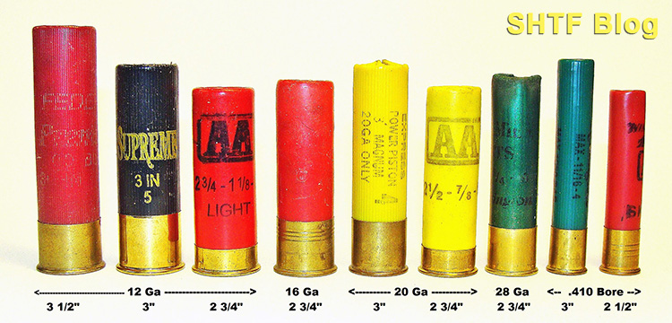 SB 71 AMMUNITION Shotgun Gauges