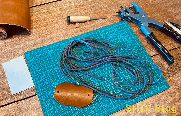cut the cordage to proper length
