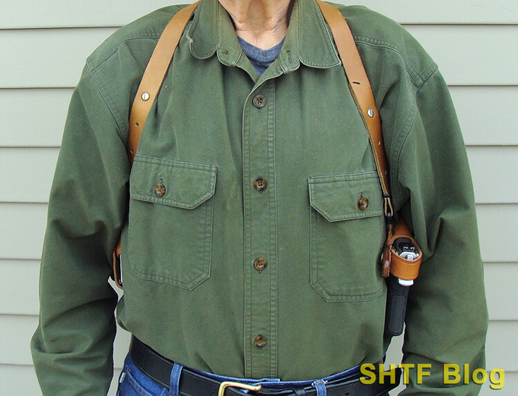 Shoulder Holsters Galco Front