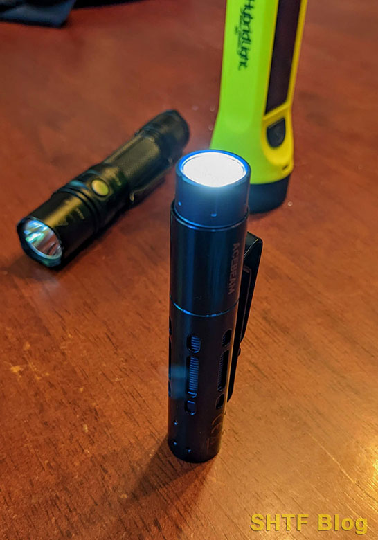 SHTFblog EDC flashlight acebeam ryder RX tailstand