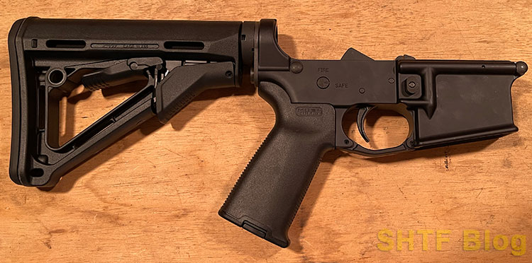assembled lower receiver