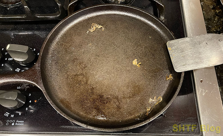 skillet that doesn't need to be washed
