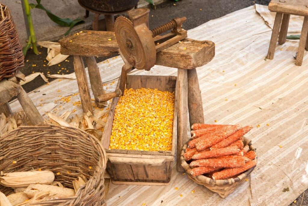 antique hand operated corn shellers